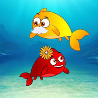 Underwater Fish Pair Escape