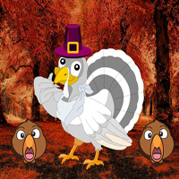 Free online html5 games - Wild White Turkey Escape game 