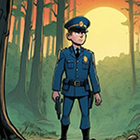 Free online html5 games - Heroic Officer Escape game 