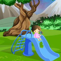 Free online html5 escape games -  Fix the Broken Part of the Park Slide