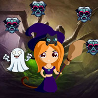 Free online html5 escape games - BIG Sorceress Escaped Spider Realm