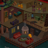 Free online html5 games - Halloween Doll House Escape game - Games2rule 