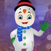 Free online html5 escape games - Bright Winter Girl Escape