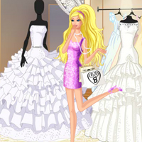Free online html5 games - Barbie at Bridal Boutique game 
