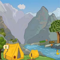 Free online html5 games - Cute Gosling Rescue Escape game 