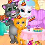 Free online html5 games - Pregnant Angela at Gingers Birthday game 