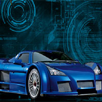 Free online html5 games - Blue Demon Car game 