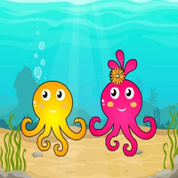 Free online html5 games -  Octopus Pair Escape HTML5 game - Games2rule 