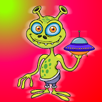 Free online html5 games - Find The Alien Spaceship Key game 