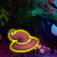 Free online html5 games - Magical Hat Forest Escape game 