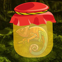 Free online html5 games - Rainbow Chameleon Forest Escape HTML5 game 