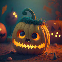 Free online html5 games - Wow Find Halloween Land Treasure  game 
