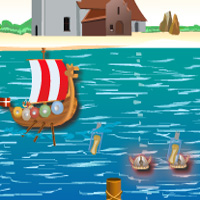 Free online html5 games - The Viking Ship AllFunnyGames game 