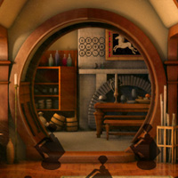 Free online html5 games - Big Hobbit House Escape game - Games2rule 