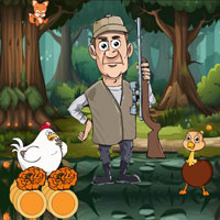 Free online html5 escape games - Wow Trapper Hunting The Turkey