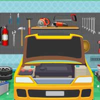 Free online html5 games - Car Workshop Escape KnfGame game 
