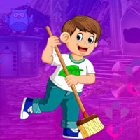 Free online html5 games - G4K Cleaning Staff Escape game 