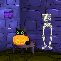 Free online html5 games - Games4Escape Halloween Party Door Escape game - Games2rule 