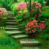 Free online html5 games - Backyard Flower Garden Escape game 