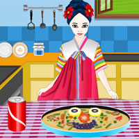 Free online html5 games - Cooking Korean Pizza game 