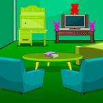 Free online html5 games - Escape From Green Bedroom game 