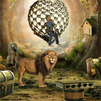 Free online html5 games - FEG Trapped Forest Boy Escape game - Games2rule 