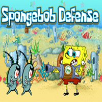 Free online html5 games - Spongebob Defense game 