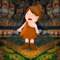 Free online html5 games - Little Cave Girl Escape HTML5 game - Games2rule 