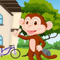 Free online html5 games - G4K Cartoon Monkey Rescue game - Games2rule 