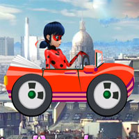 Free online html5 games - Miraculous Ladybug Car Race game 