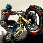 Free online html5 games - Wasteland Bike Trial game 