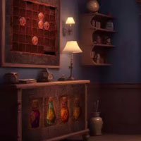 Free online html5 games - G4K Nebula Wizard Lady Escape game 