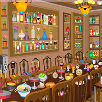 Free online html5 games - New Year Dinner Objects game 