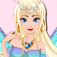 Free online html5 games - Mother Fairy Elsa Dress Design game 