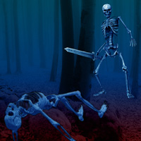 Free online html5 games - Wowescape Escape Game Skeleton Forest game 