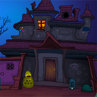 Free online html5 games - Games4Escape Spooky Cursed House Escape game 