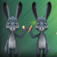 Free online html5 games - Amgel Bunny Room Escape 2 game - Games2rule 
