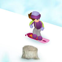 Free online html5 games - Snowboard Betty game 