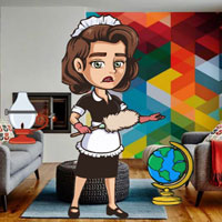 Free online html5 escape games - Wow Maid Missed Gold Chain
