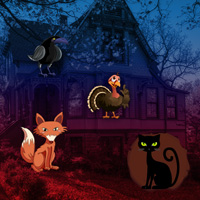 Free online html5 games - Big Fantasy Thanksgiving Forest Escape game - Games2rule 