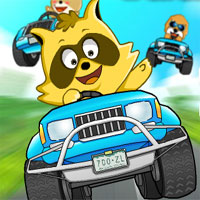 Free online html5 games - Raccoon Racing game 