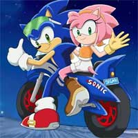 Free online html5 games - Sonic Thunder Ride game 