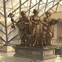 Free online html5 escape games - Louvre Heist