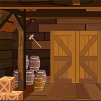 Free online html5 games - Wooden Hut Escape Tollfreegames game - Games2rule 