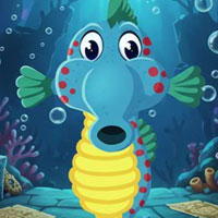 Free online html5 escape games - Tiny Ocean Seahorse Escape
