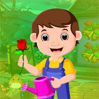 Free online html5 games - G4K Gardener Boy Escape game 