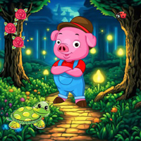 Free online html5 games -  Wow Piggies Couple Meetup game 