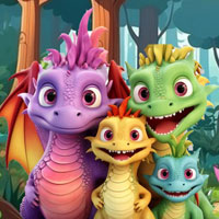 Free online html5 escape games - Little Dragon Rescue