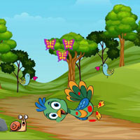 Free online html5 games - BIG Recover The Wounded Peacock game 