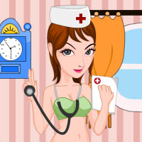 Free online html5 games - Cute Nurse Dress Up game 
